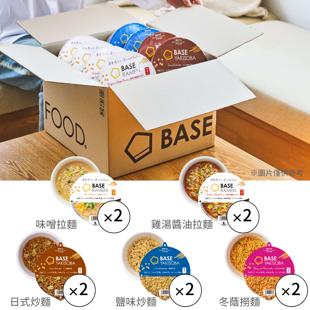 BASE FOOD愛麵一族集合 定期體驗組