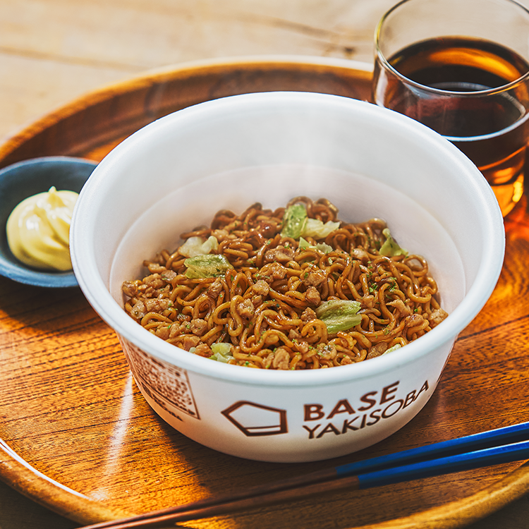 BASE YAKISOBA Soy Sauce Noodle (4 pieces)