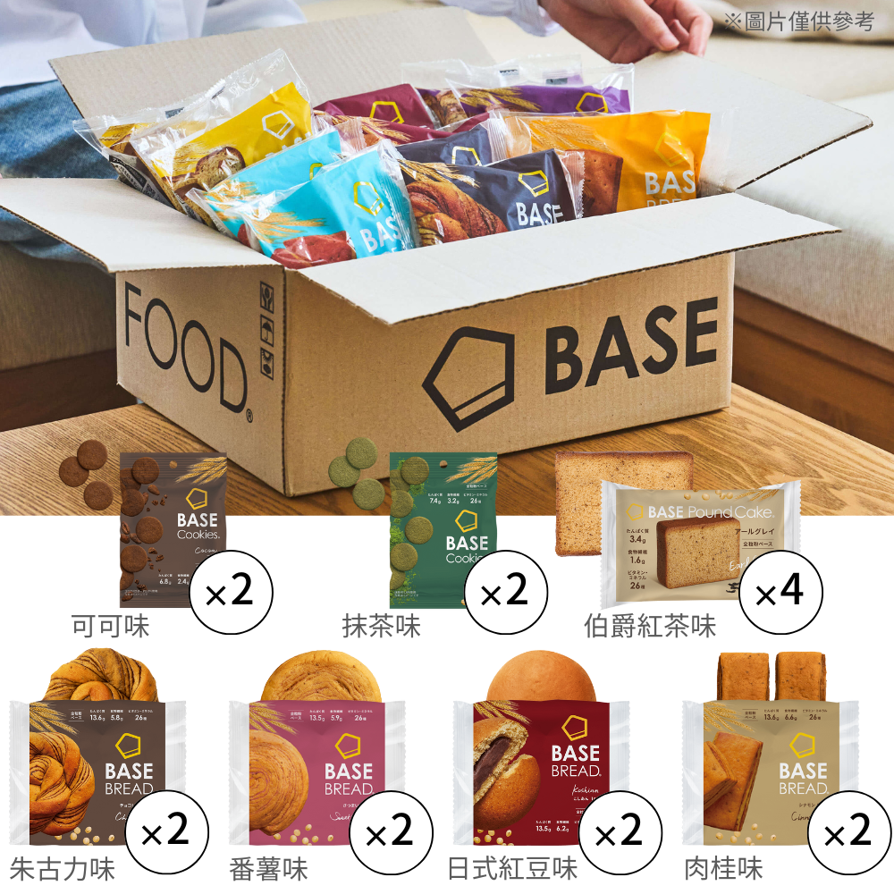 BASE FOOD Subscription - Set of 10 BASE BREAD Packs