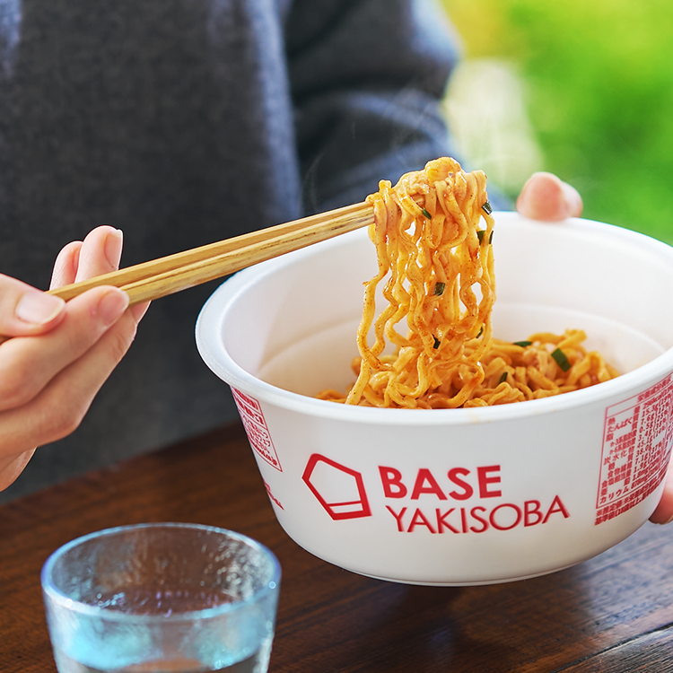 BASE YAKISOBA spice Spicy Stir Noodle (4 pieces)