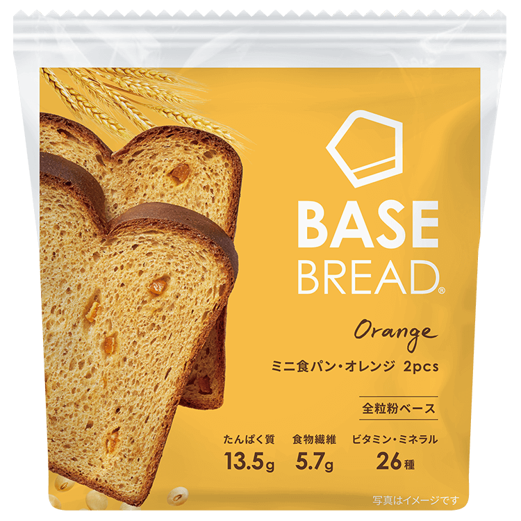 BASE BREAD®  迷你吐司・橙味 (2件)
