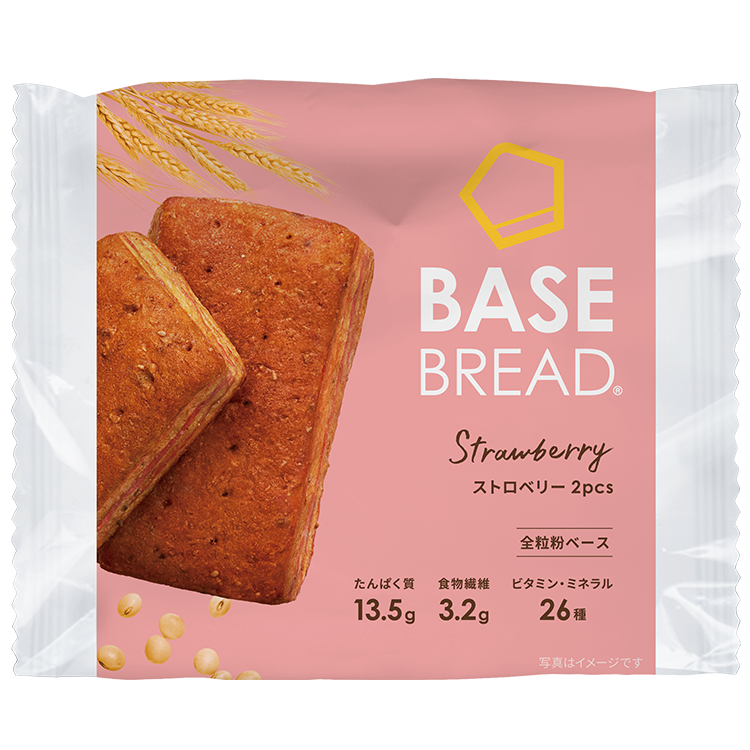 BASE BREAD®  士多啤梨味 (2件)