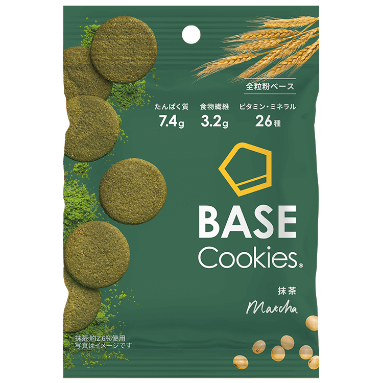 BASE Cookies® Matcha Flavor (2 pieces)